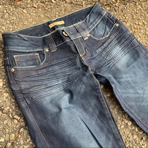 Guess Dark Wash Slight Flare or Boot Cut - Picture 4 of 8